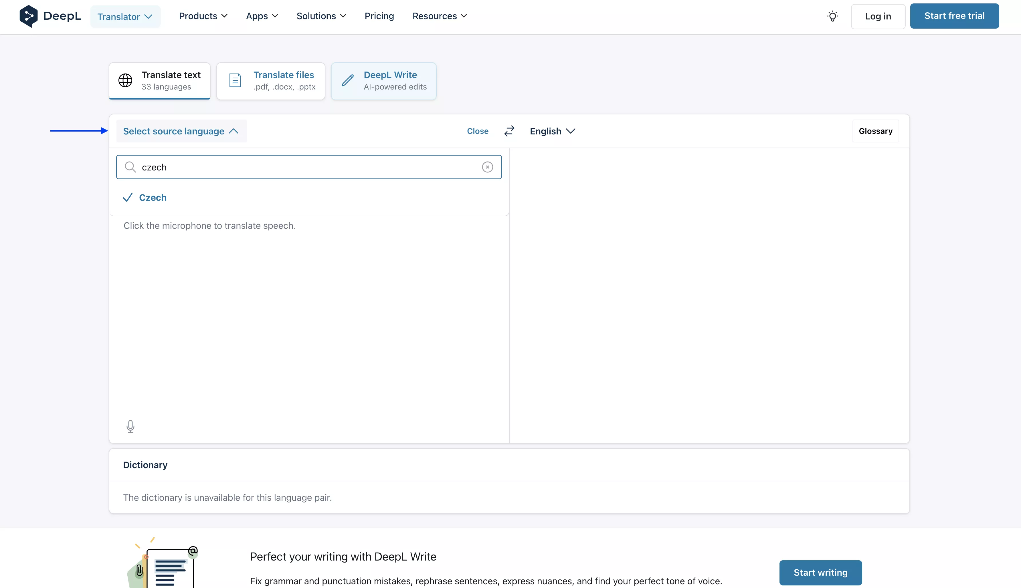 translate files in deepl