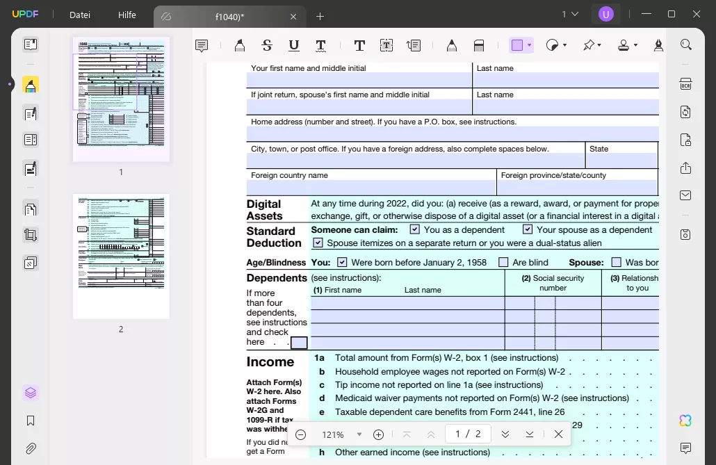 So deaktivieren Sie ein Kontrollkästchen in der PDF-Datei, ändern die Größe und positionieren das Kontrollkästchen