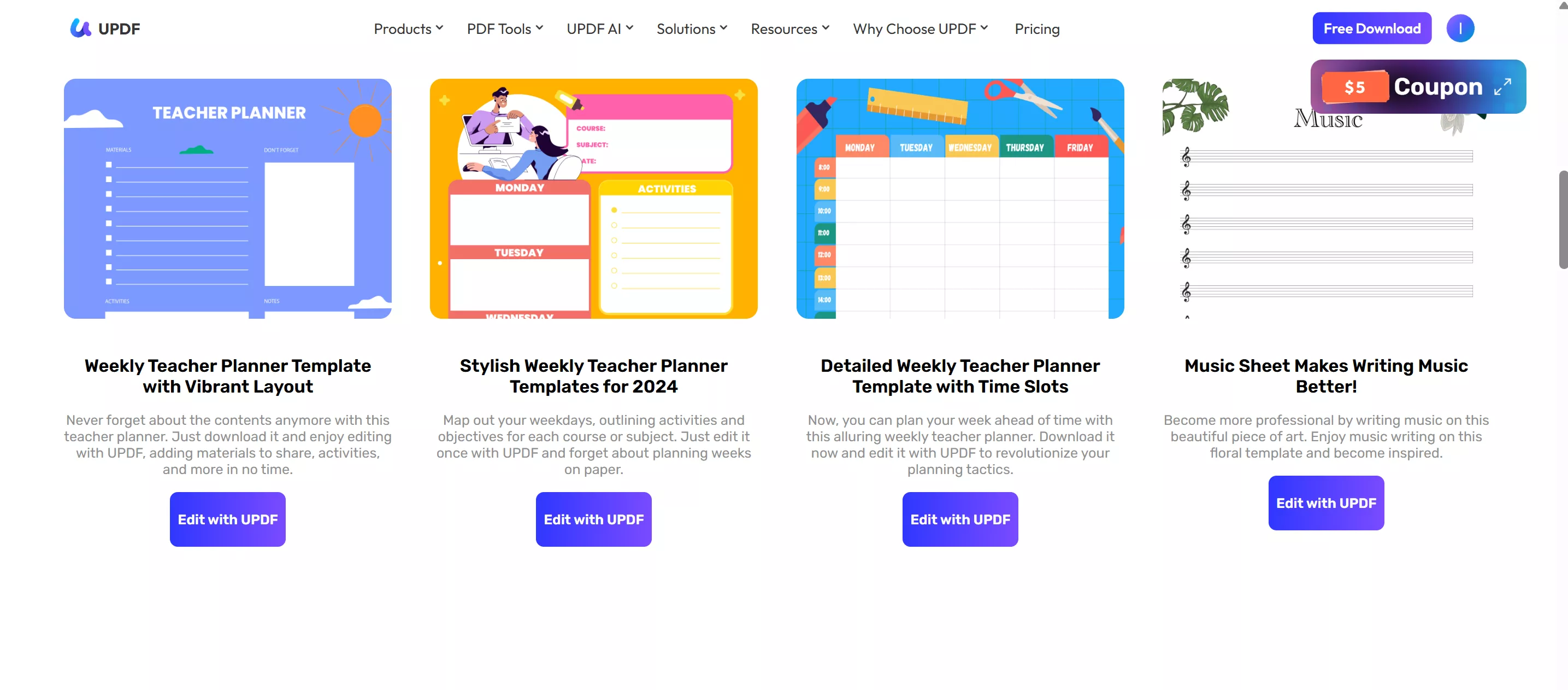 tocar partitura de pdf updf