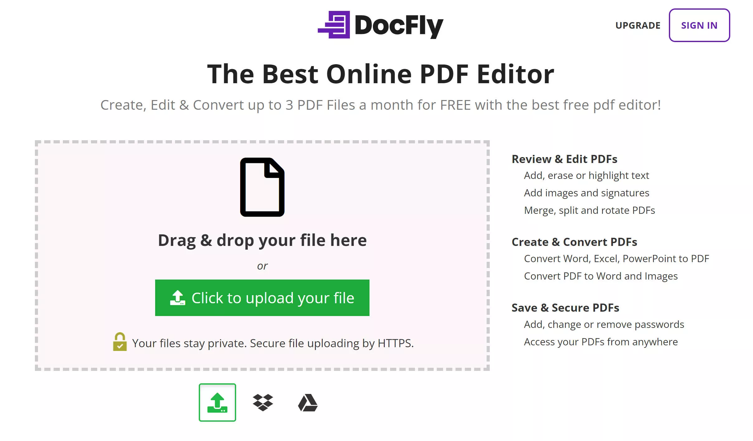 editor pdf gratis sin marca de agua docfly