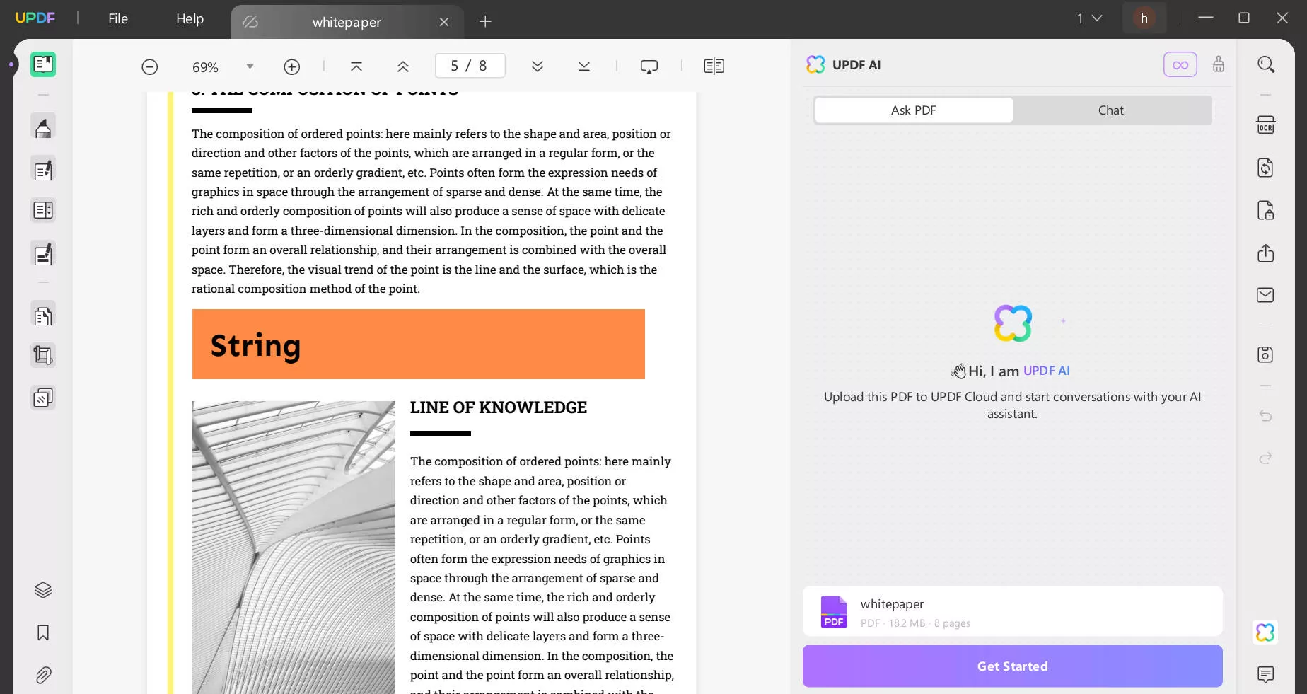 pdf na mapę myśli
