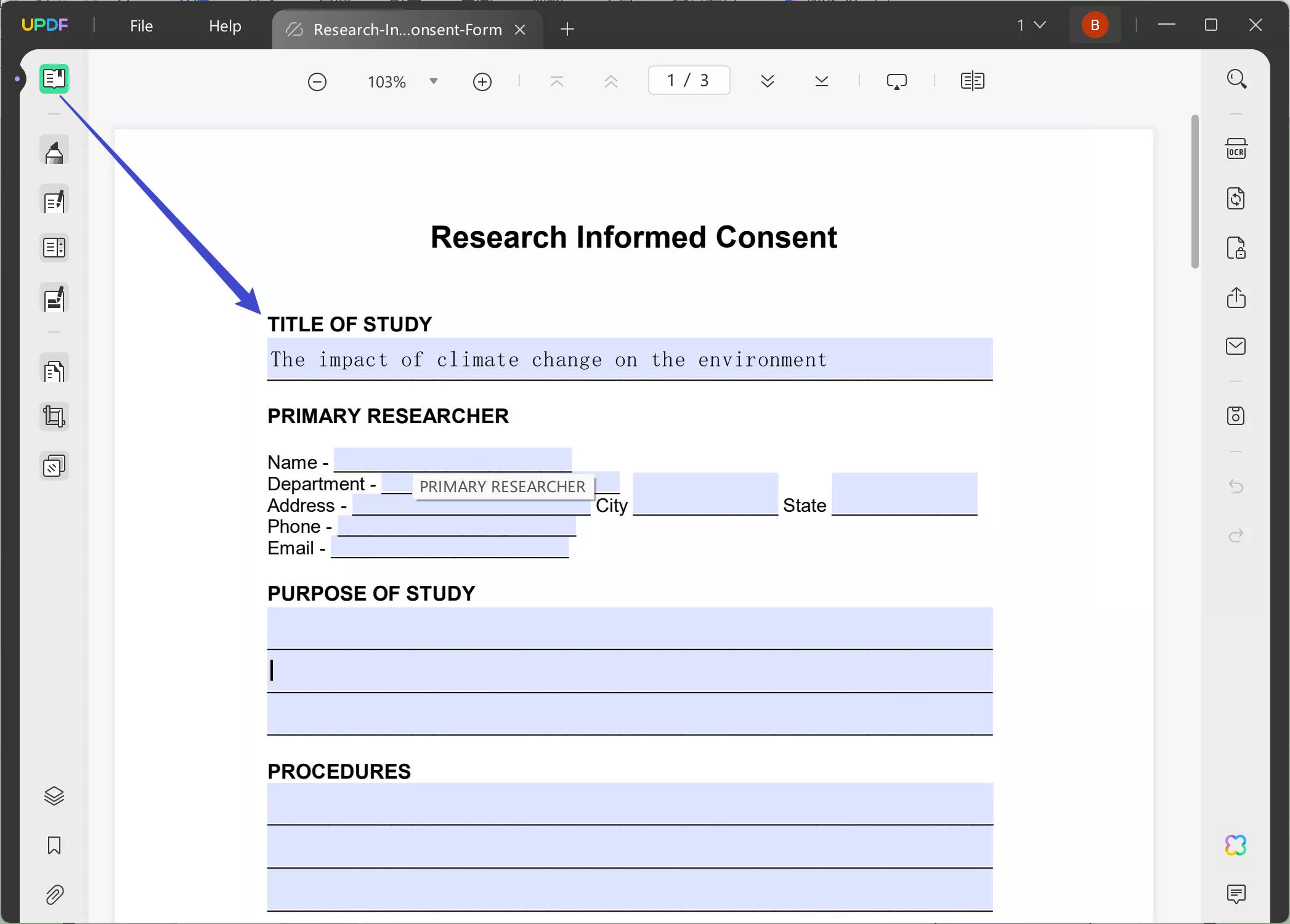 jak vyplnit formulář PDF