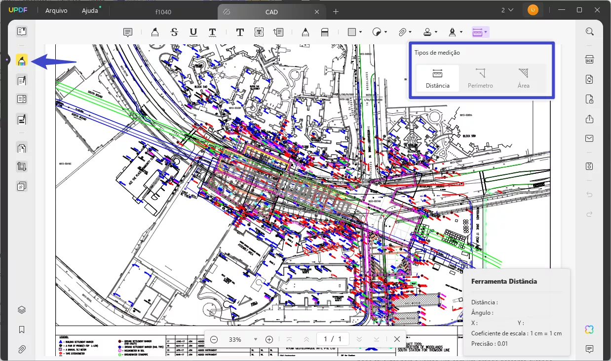 Como Usar a Ferramenta de Medição