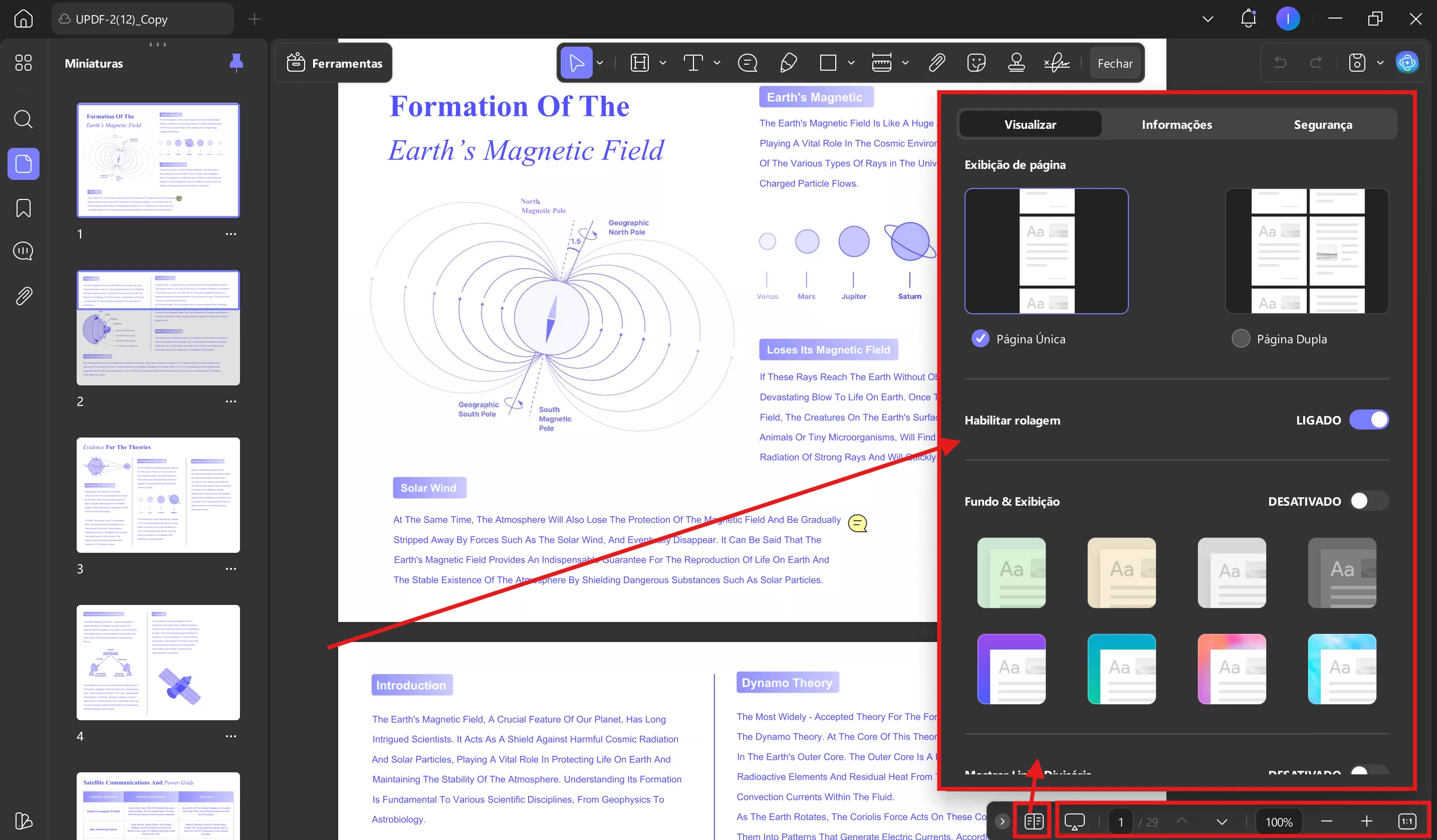 como abrir pdf no onenote updf
