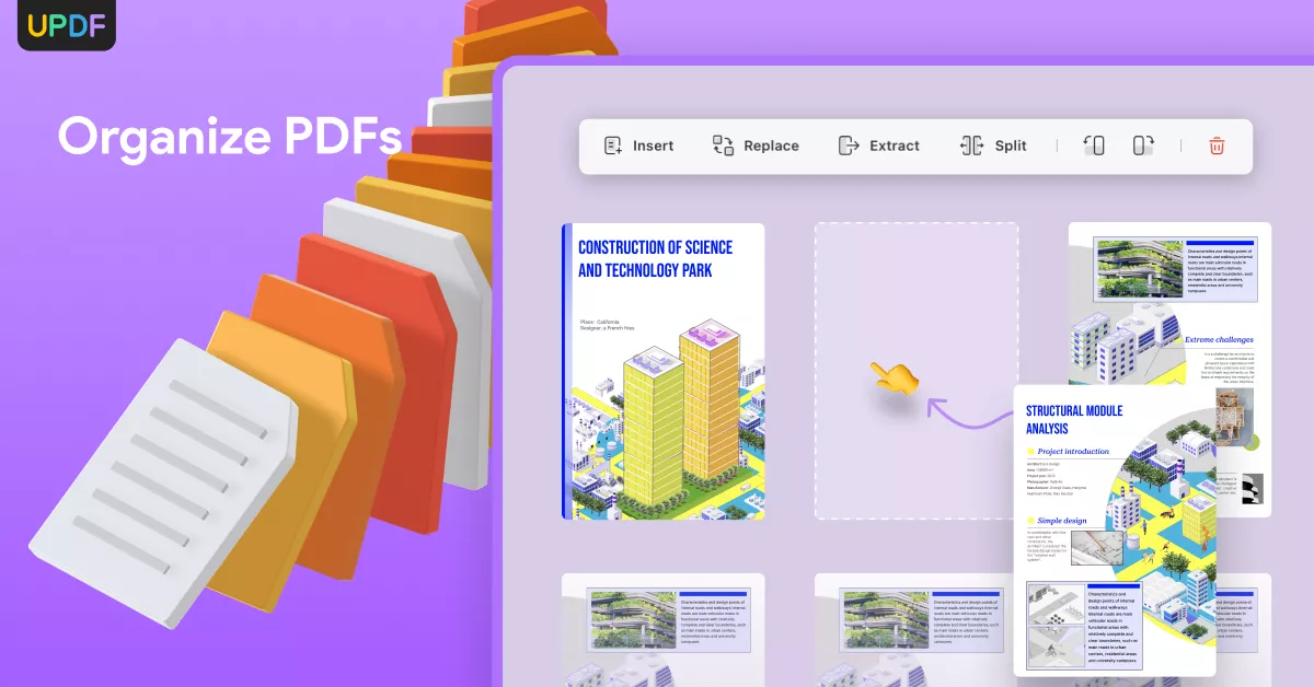 organize pdf with UPDF