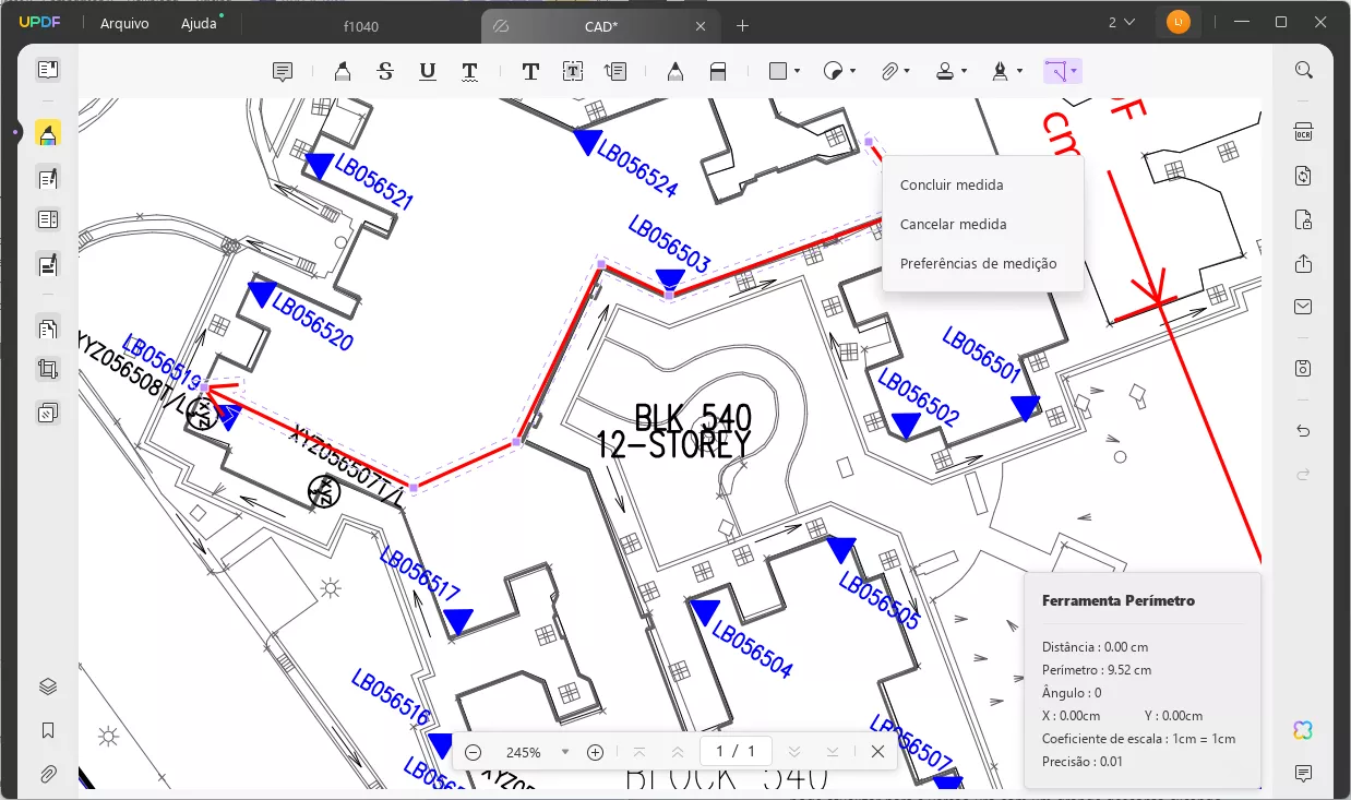 Como Usar a Ferramenta de Medição