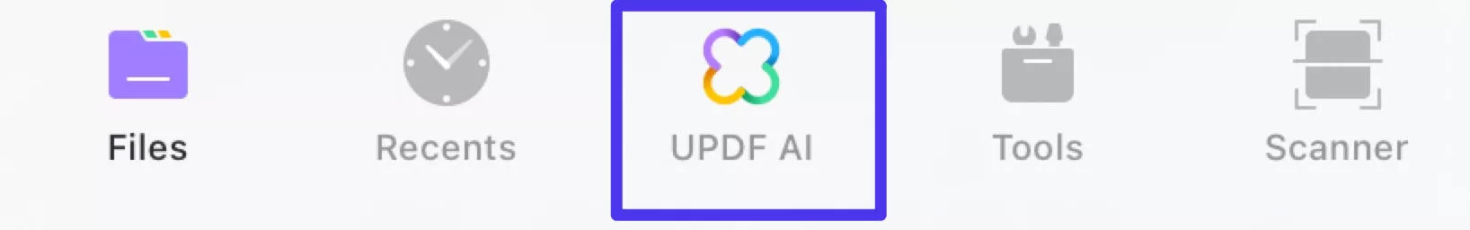 ترجمة PDF iPhone updf ai