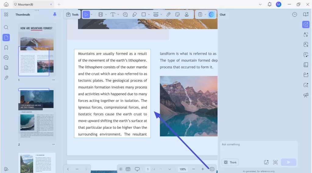 take screenshot for explanation