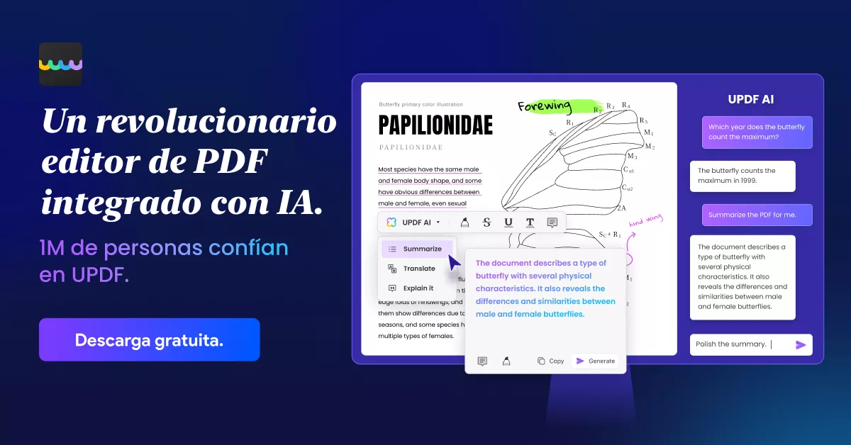 UPDF impulsado por IA