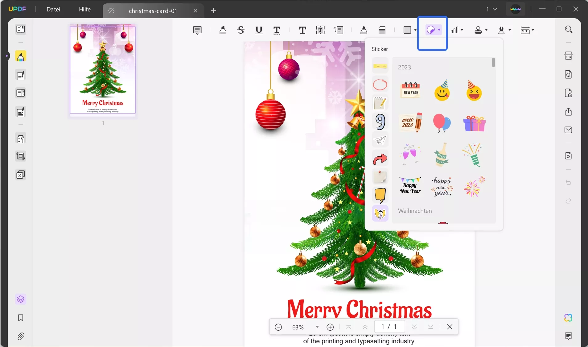 banner in pdf erstellen