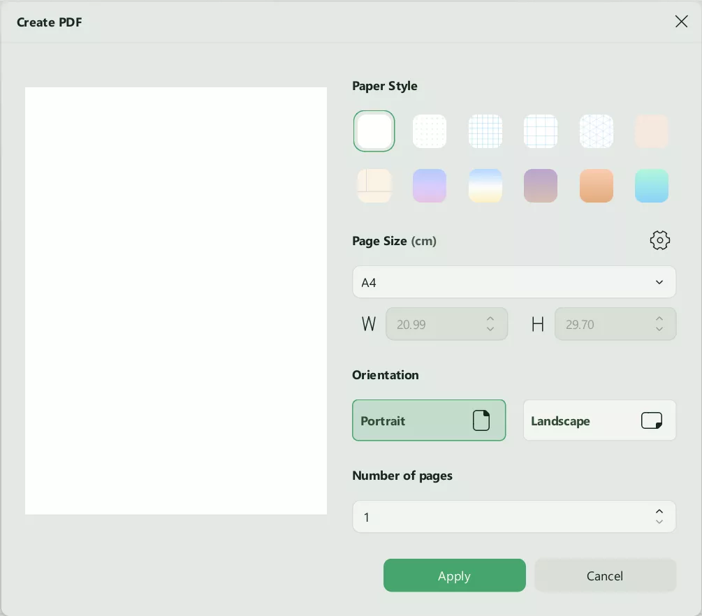 Select different properties of your PDF updf windows