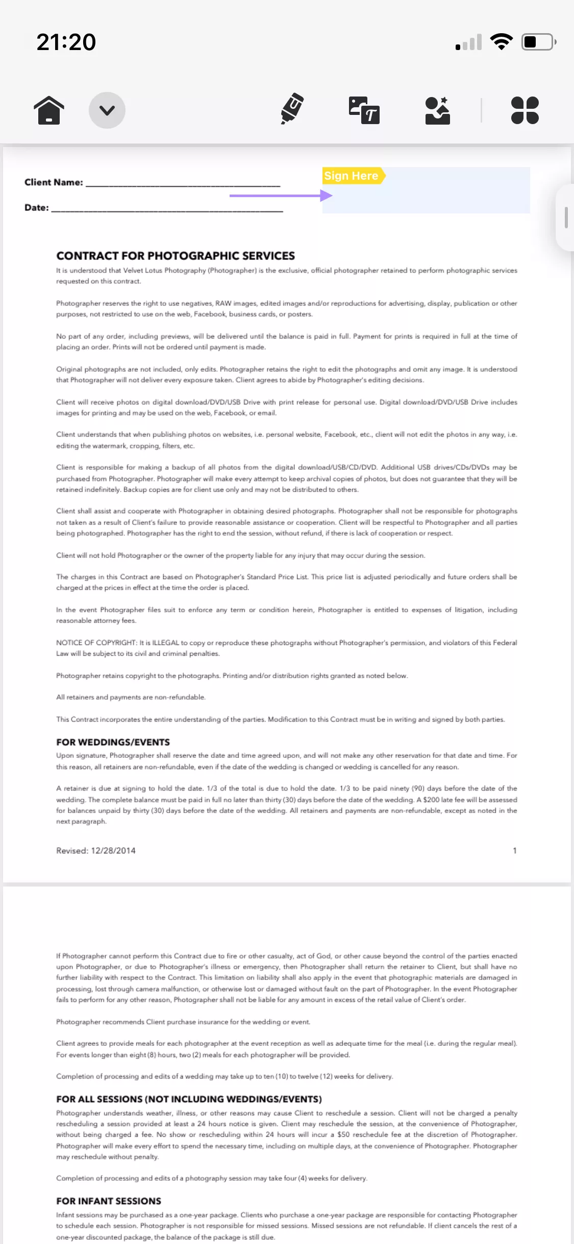 Como Assinar um PDF no iPhone