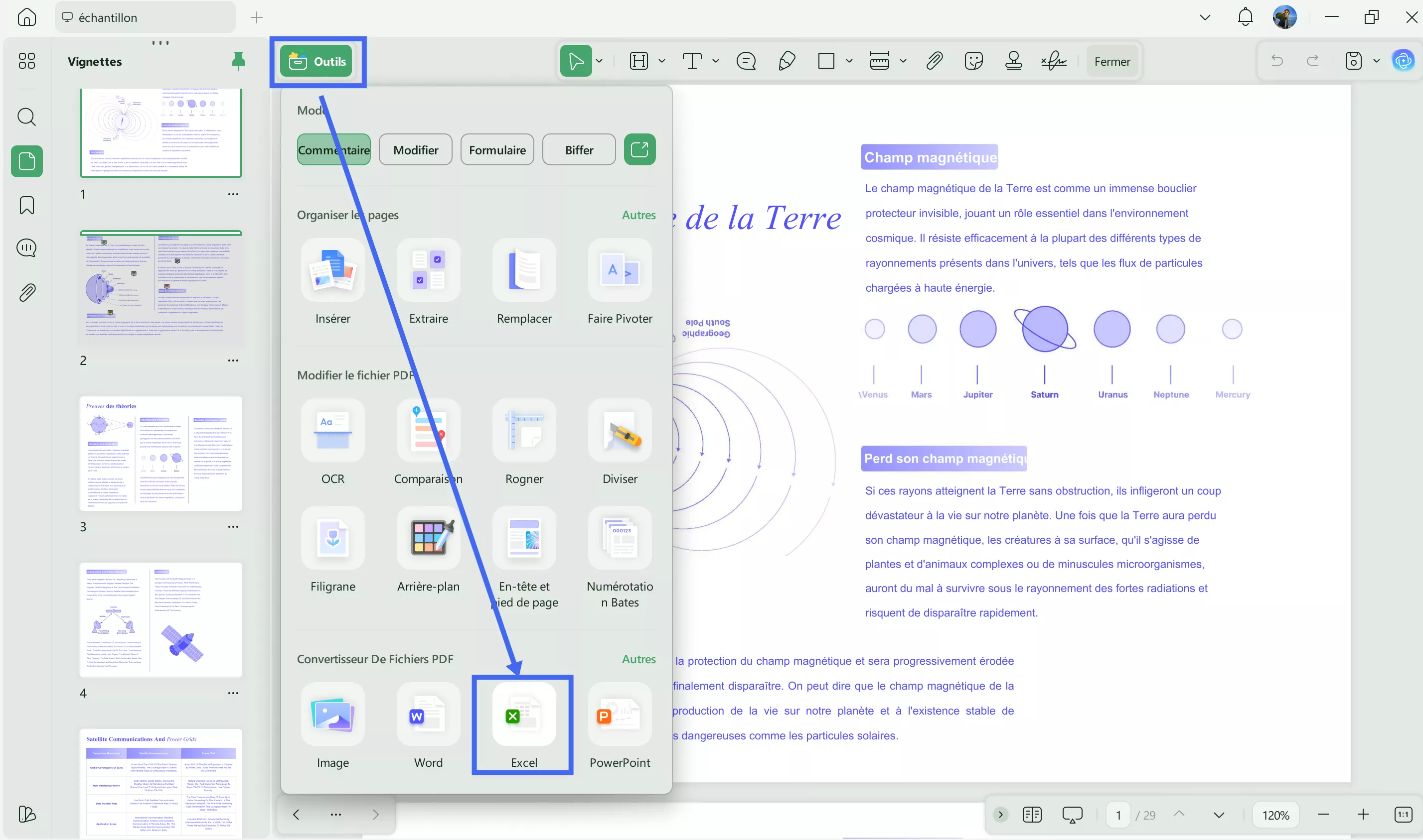 convertir pdf en excel