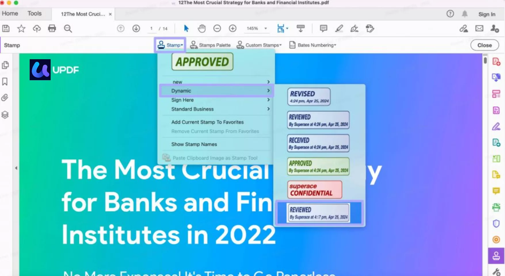 Benutzerdefinierten Stempel in Adobe verwenden