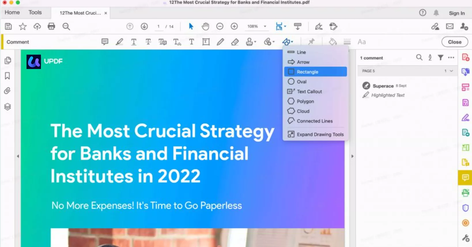 Rechteck in Adobe hinzufügen