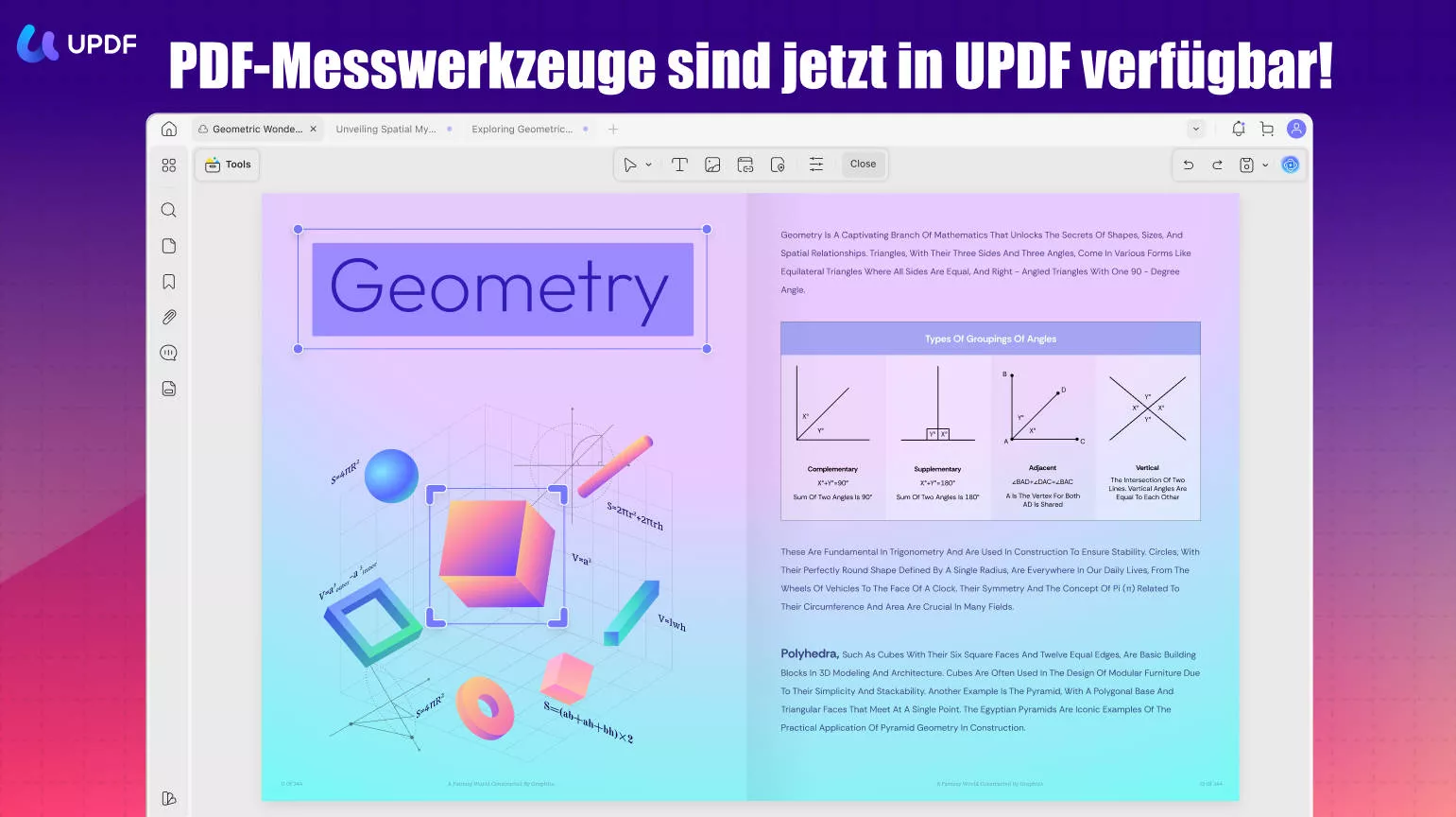 Adobe Acrobat Messwerkzeug UPDF