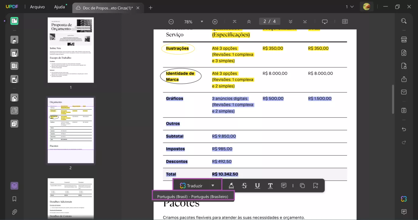 Recursos Ocultos do UPDF