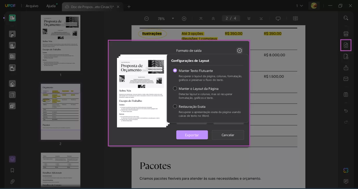 Recursos Ocultos do UPDF