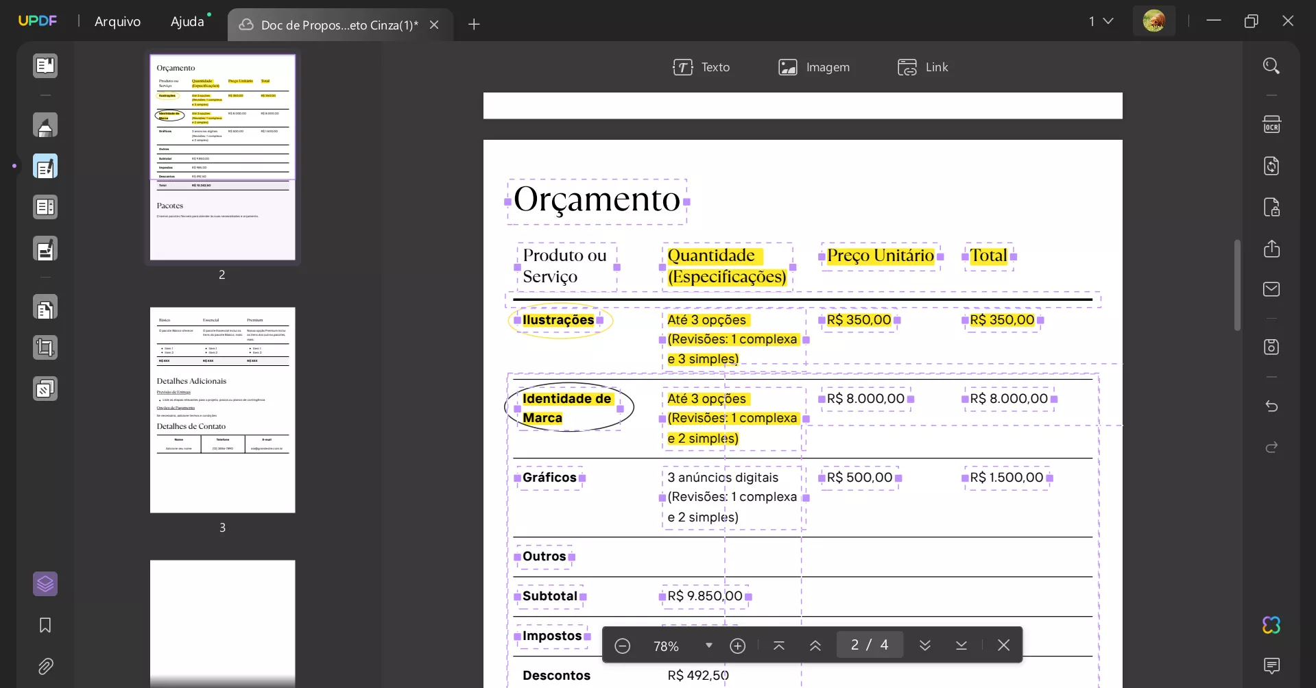 Recursos Ocultos do UPDF