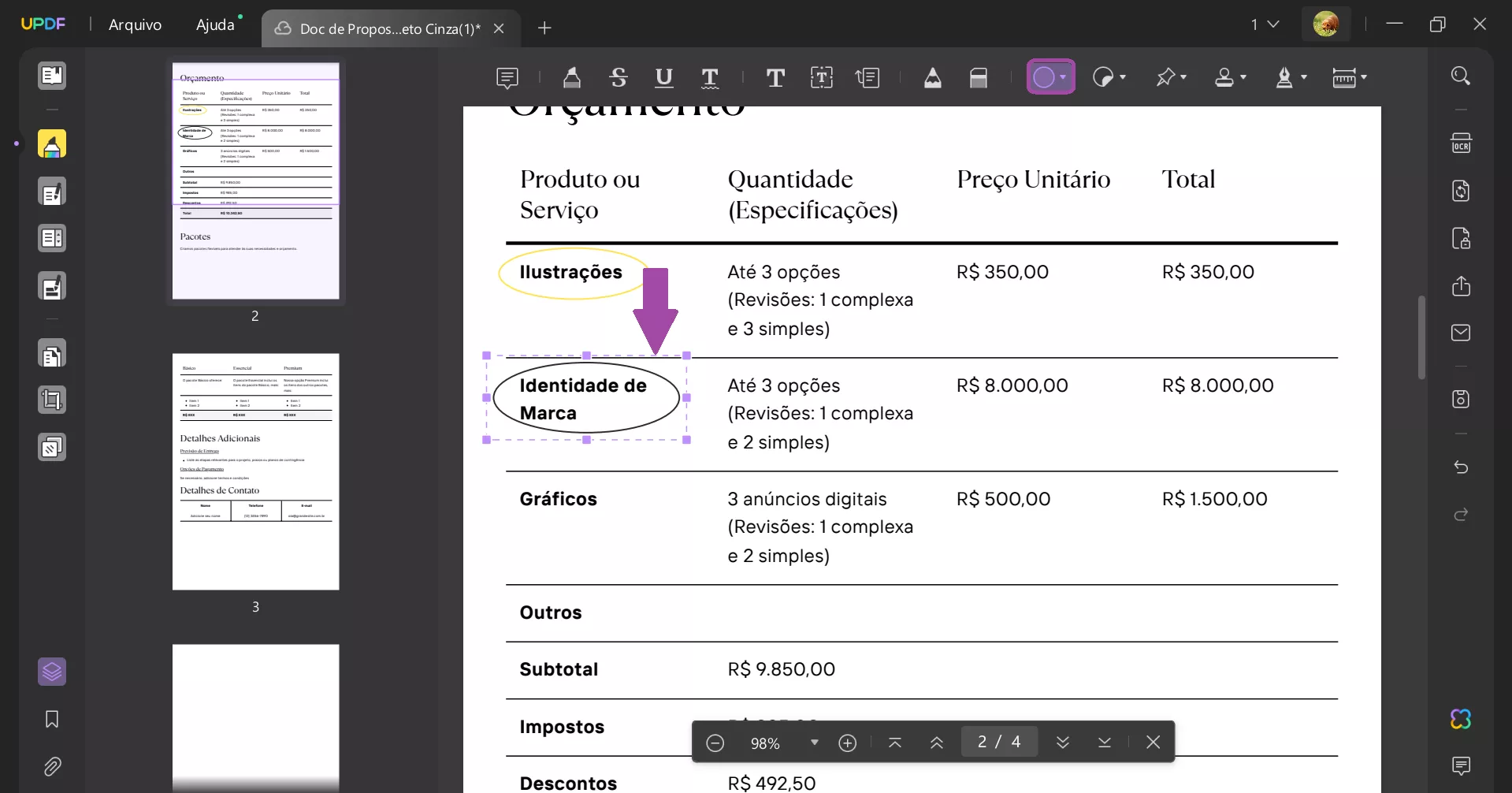 Recursos Ocultos do UPDF