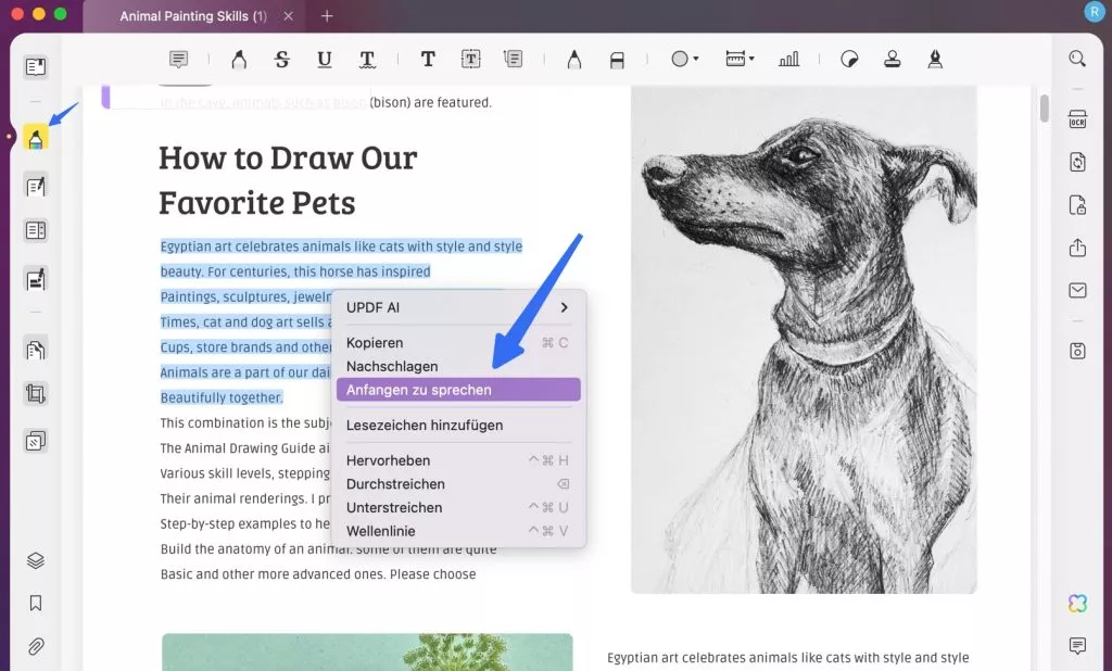 pdf text to speech mit updf