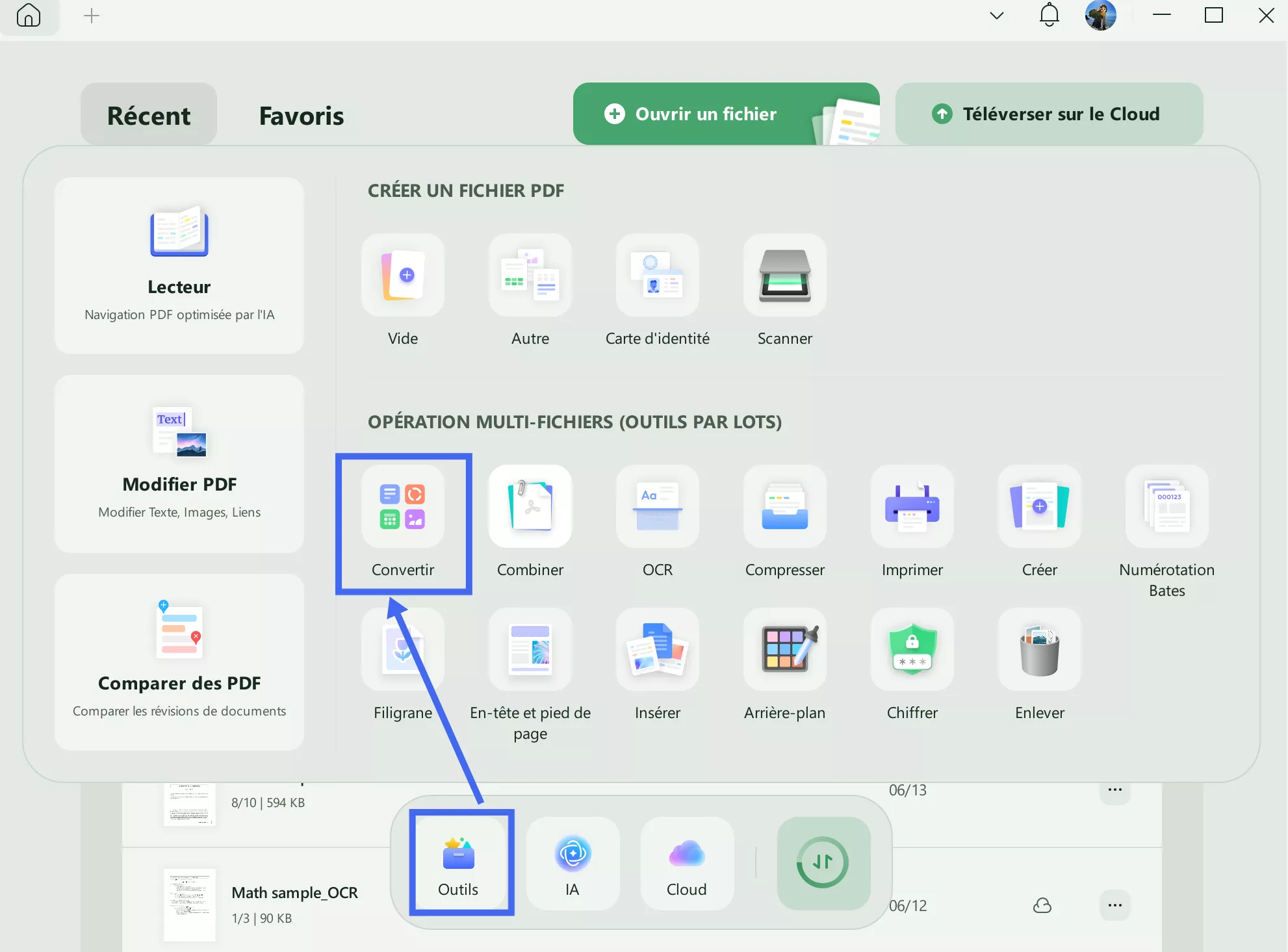 traiter pdf par lots