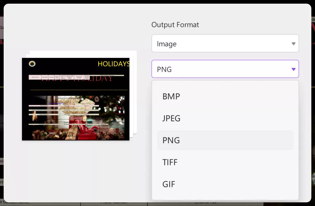 convert PDF to PNG on Mac