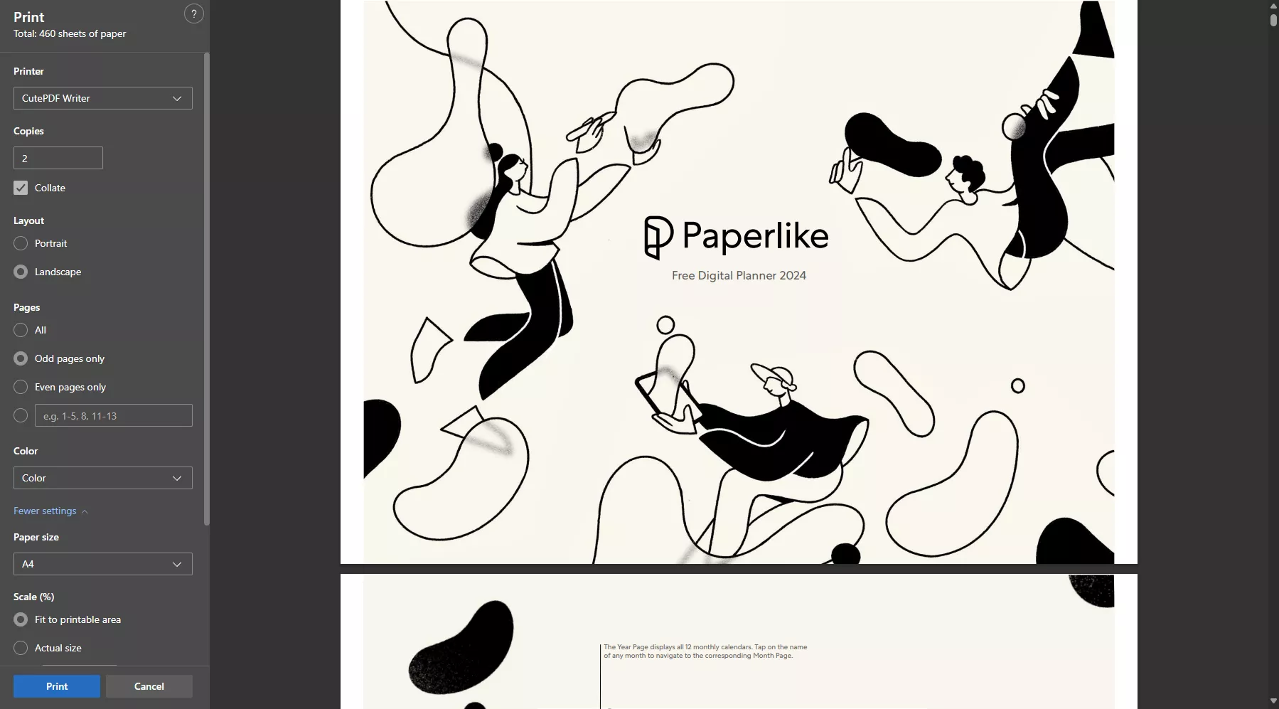 cutepdf pdf printer