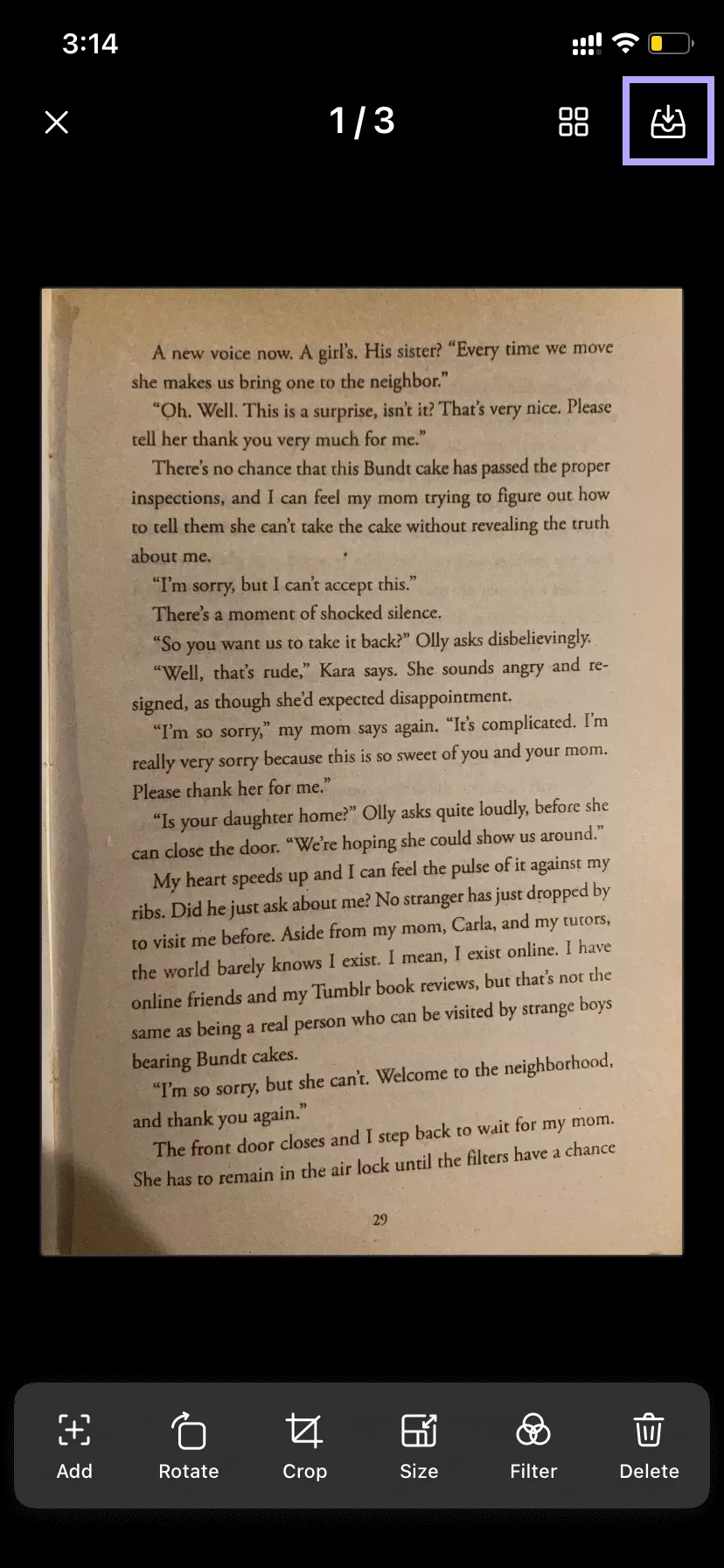 edit and save the pages updf ios