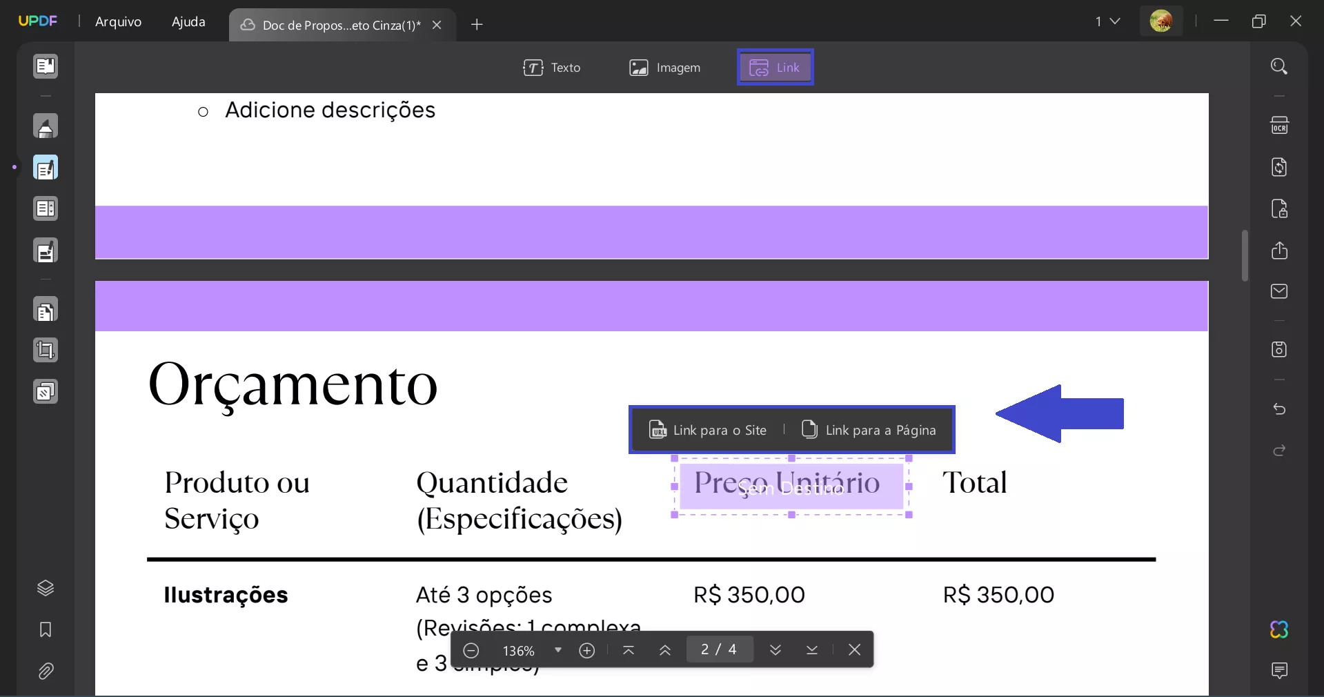 Pular a Página em um PDF