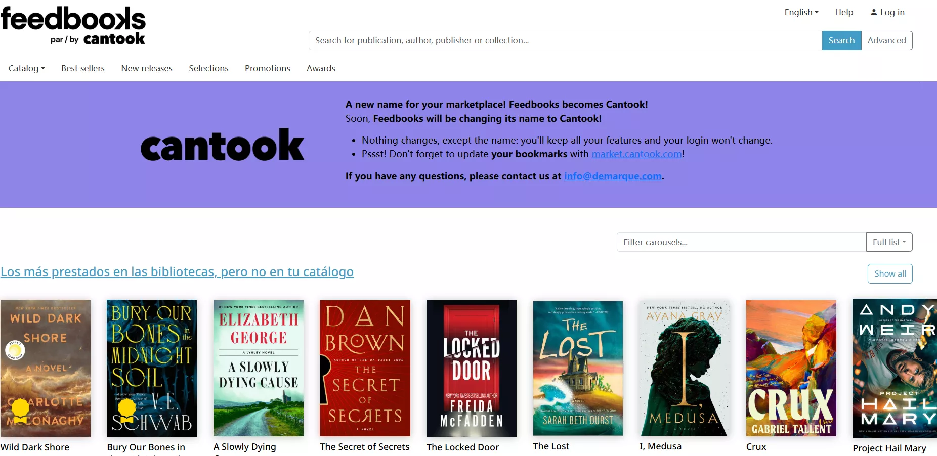 feedbooks feb 2026 interface