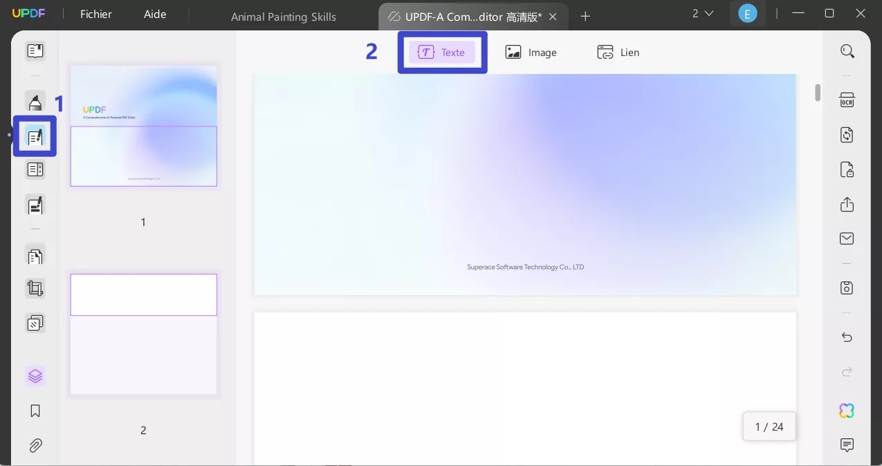 sommaire cliquable pdf