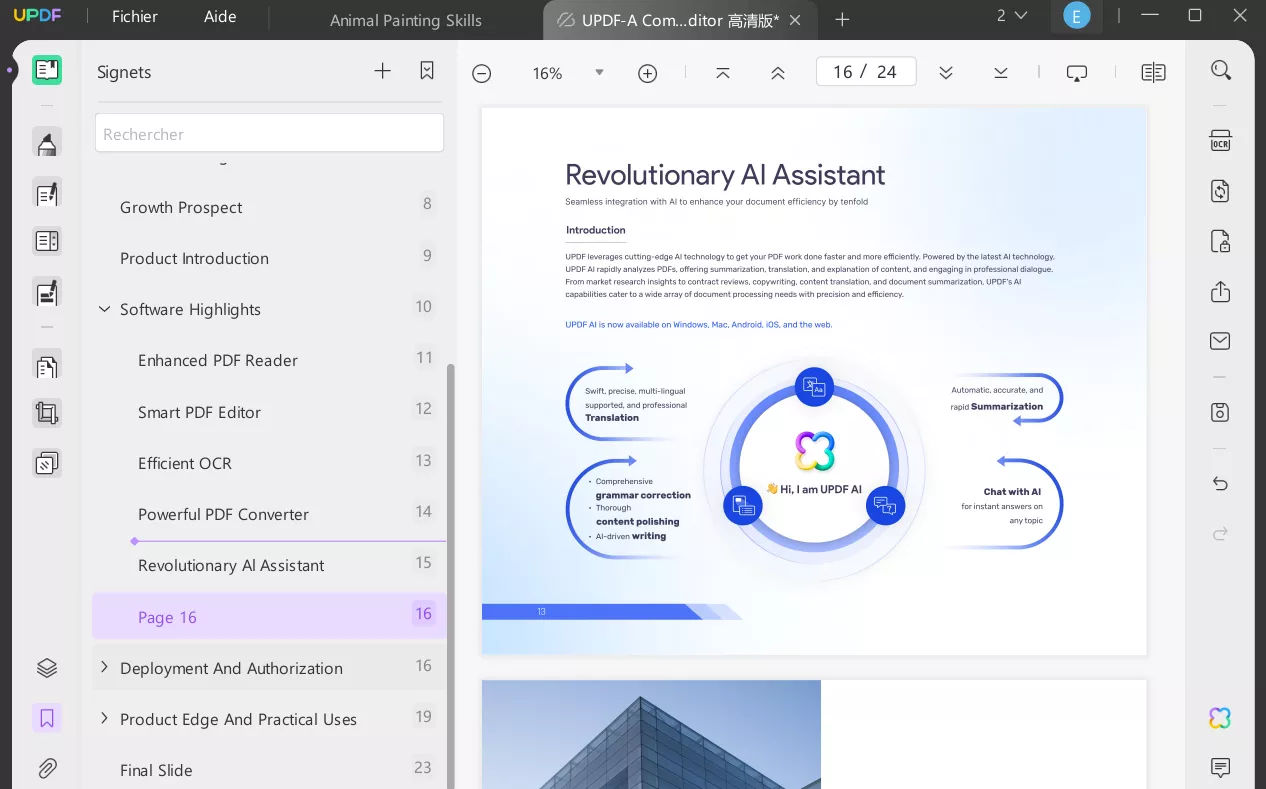 sommaire cliquable pdf