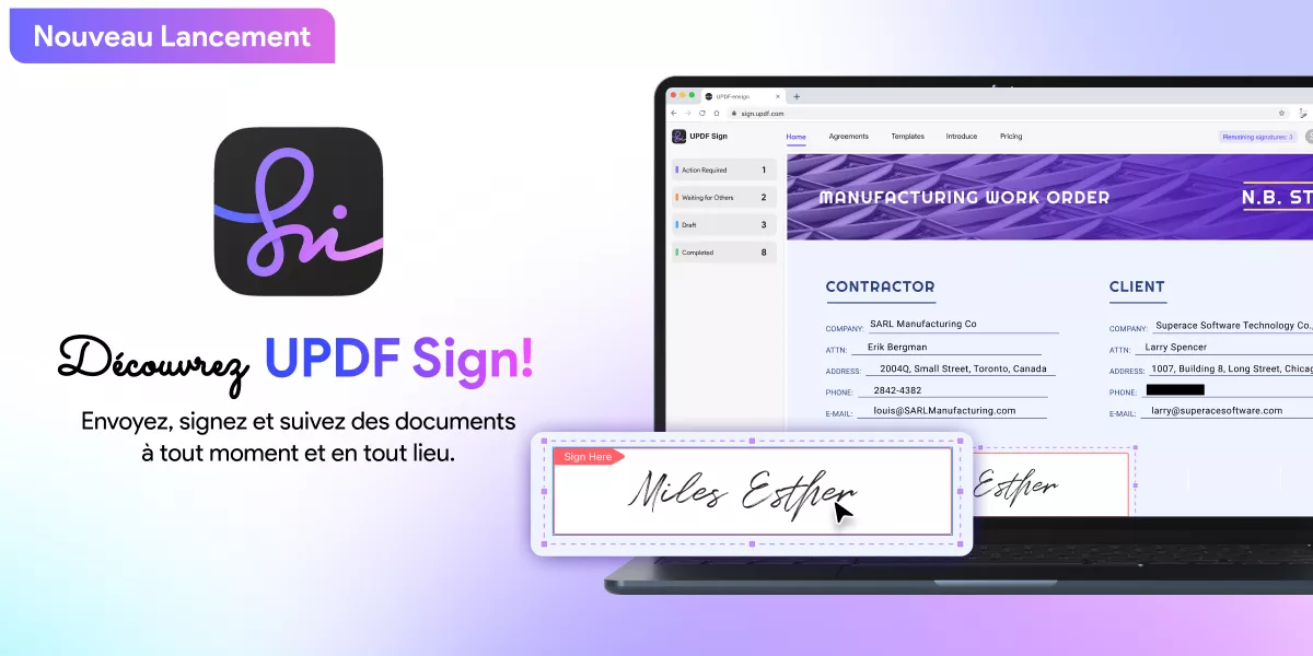 signer pdf avec updf sign