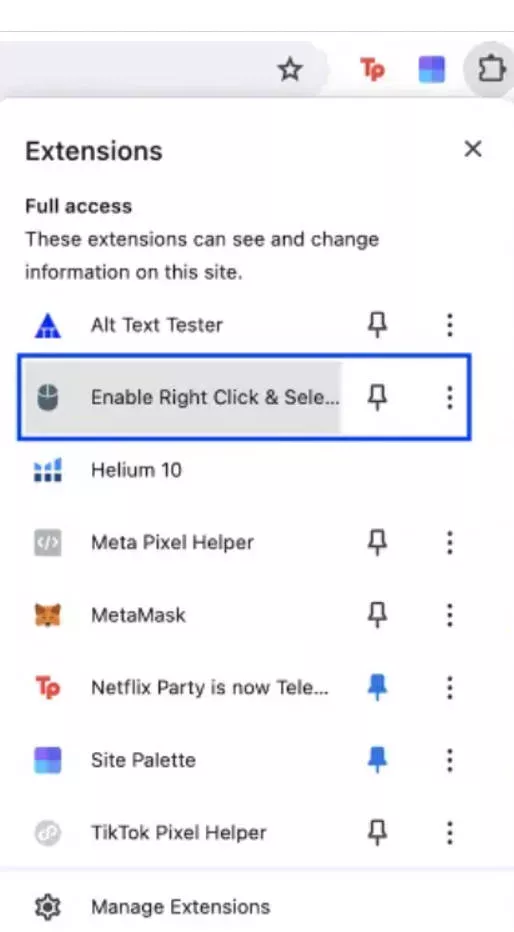Eine Chrome-Erweiterung verwenden
