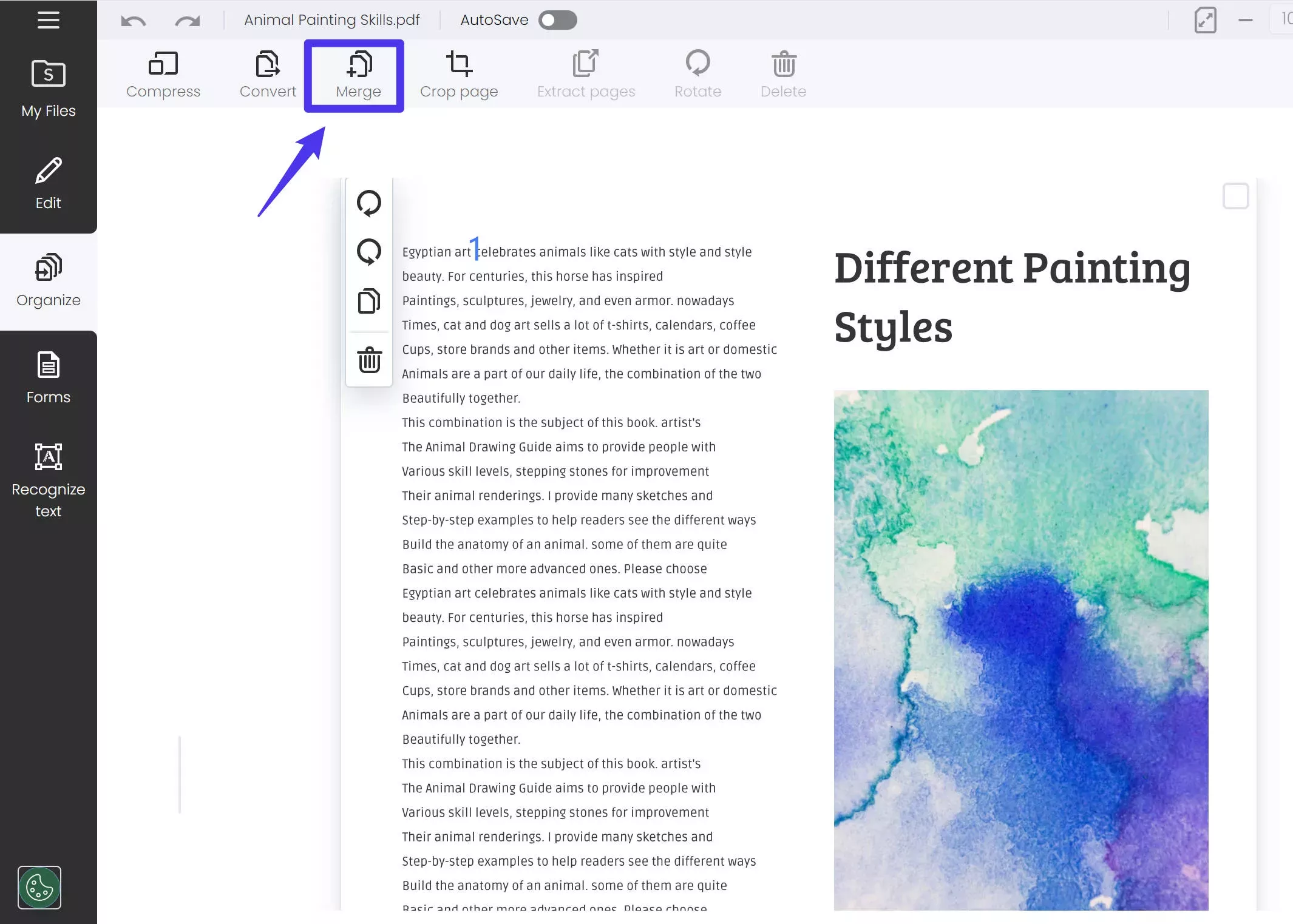 Soda PDF Desktop PDF 병합 도구