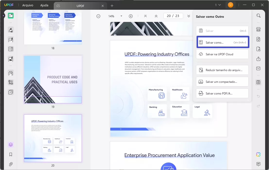 O Documento Não Pôde Ser Salvo