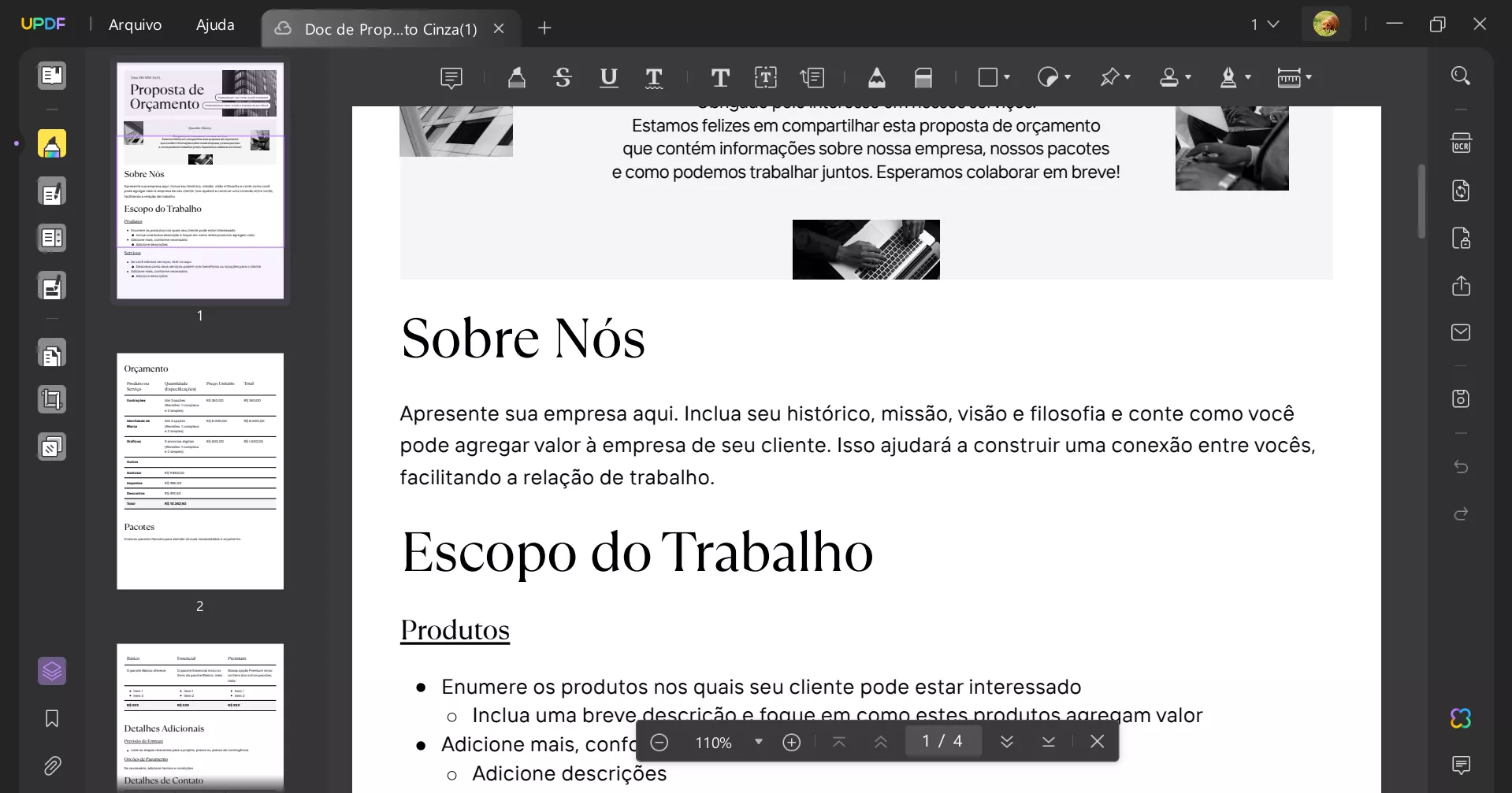 Como Inserir Quebra de Página