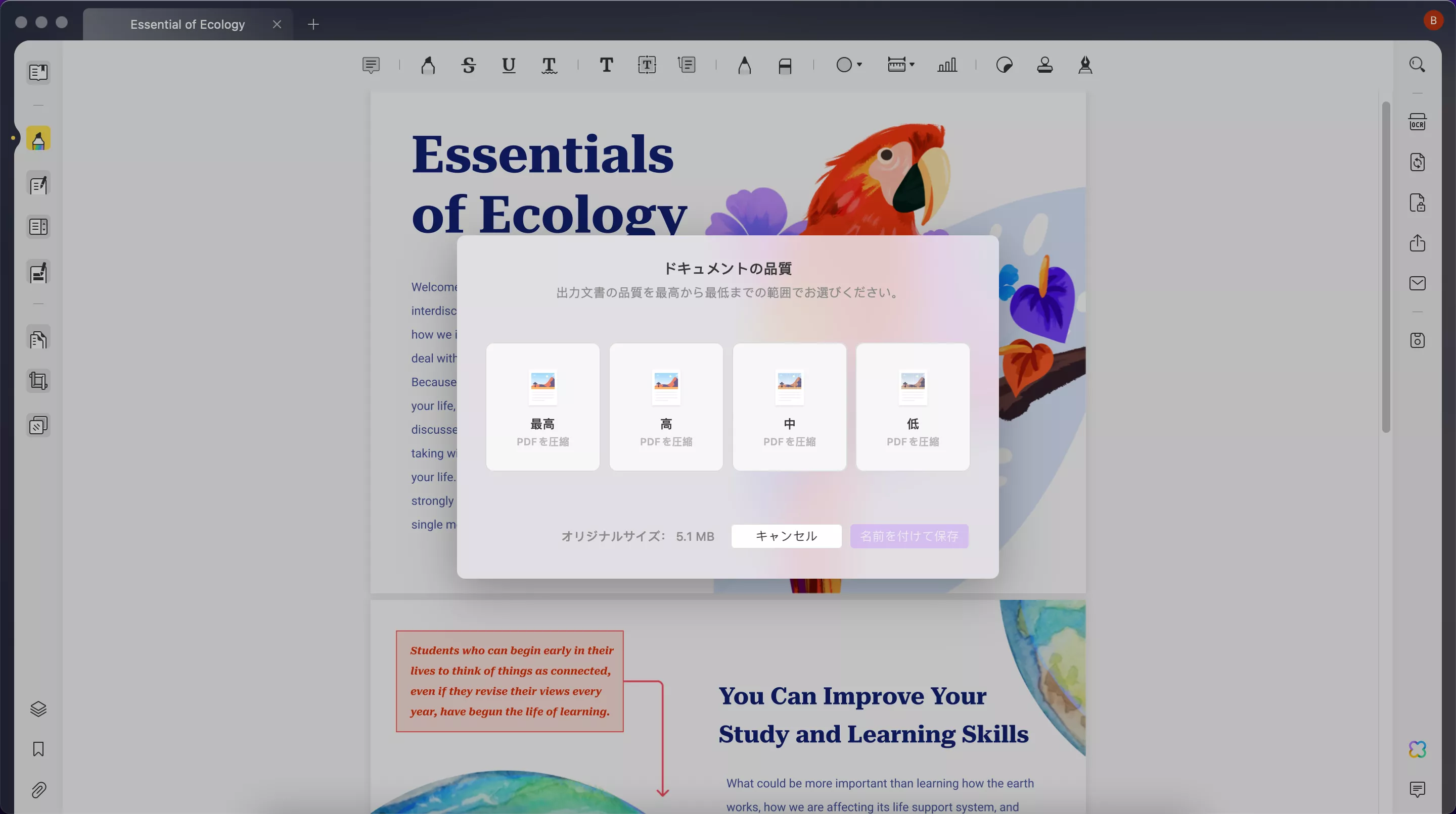 PDF24 Creator for Macの代替品でPDFを圧縮する方法