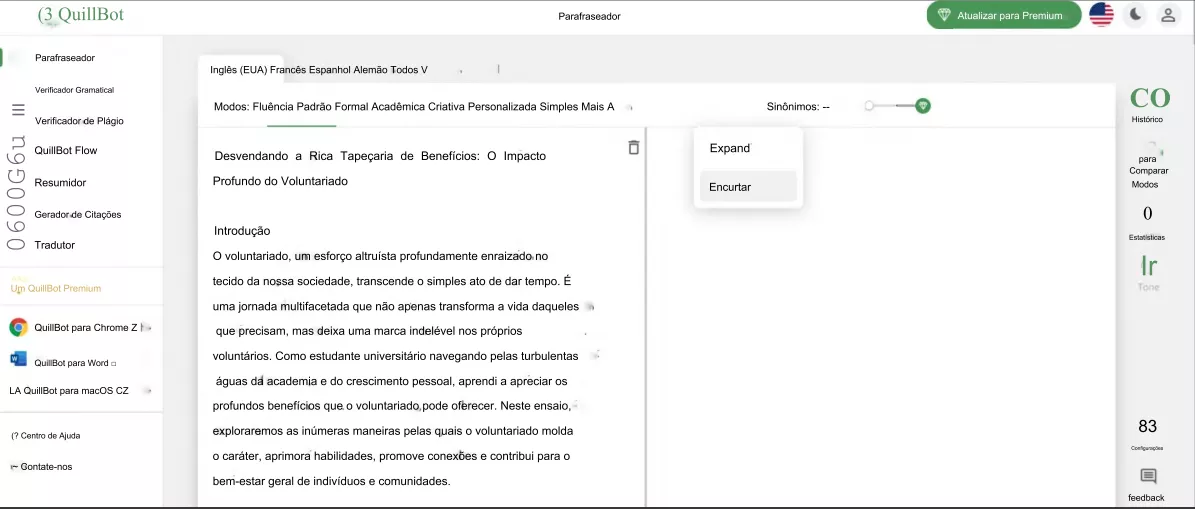 Ferramentas de Encurtamento de Redação