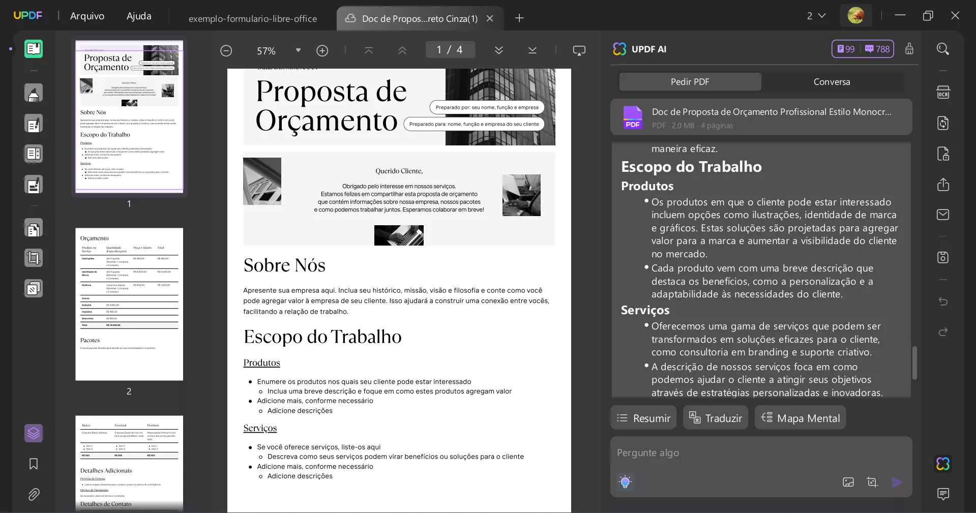 Ferramentas de Encurtamento de Redação