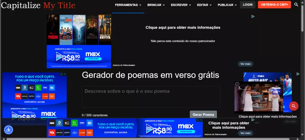 Geradores de Poemas com IA