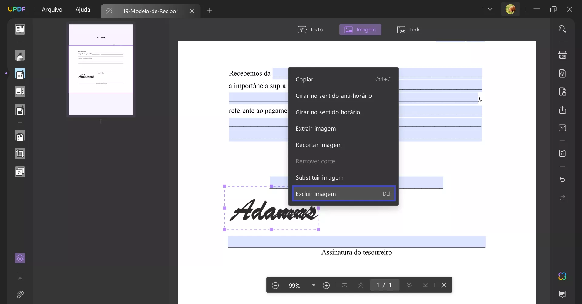 Remover Texto Manuscrito de um PDF