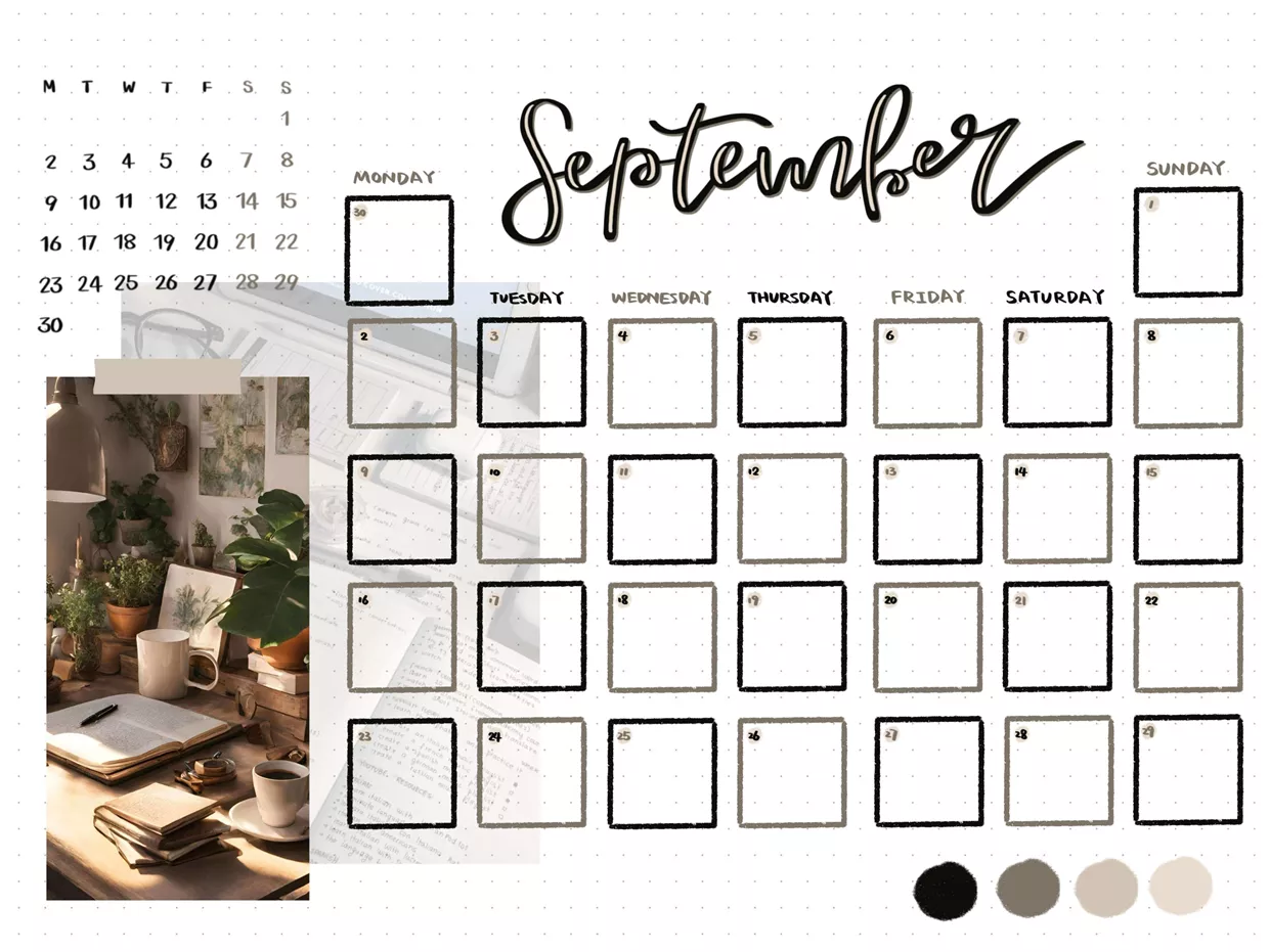 Digital Bullet Journal template