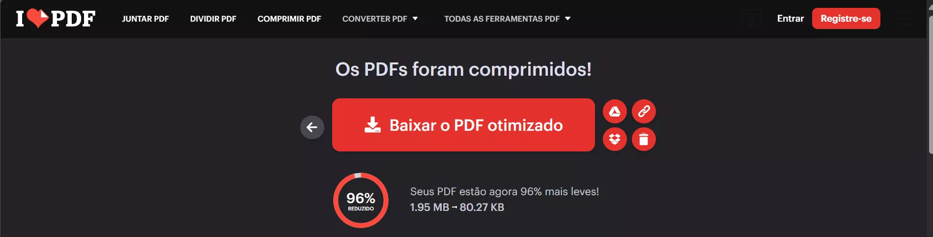 Comprimir PDF no Windows