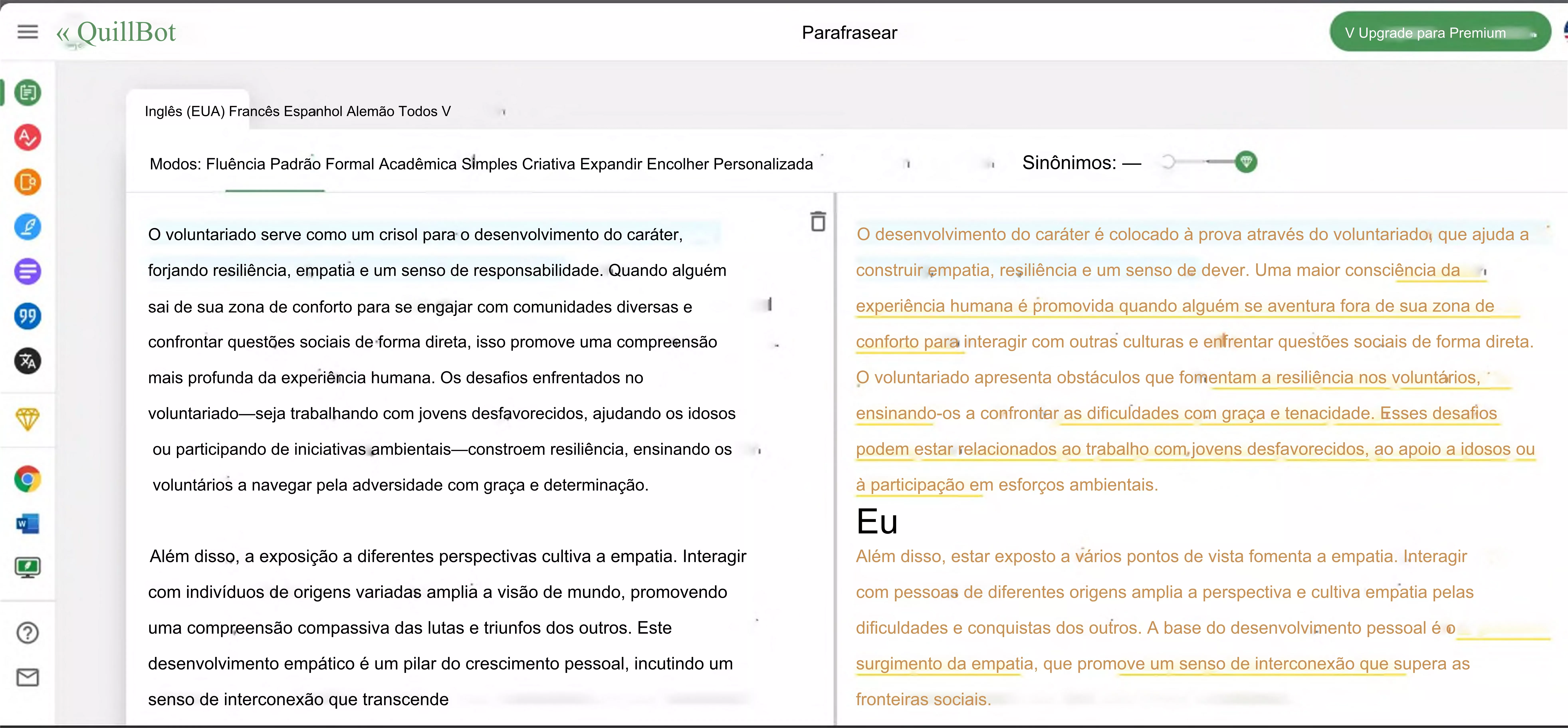 Ferramentas de Encurtamento de Redação