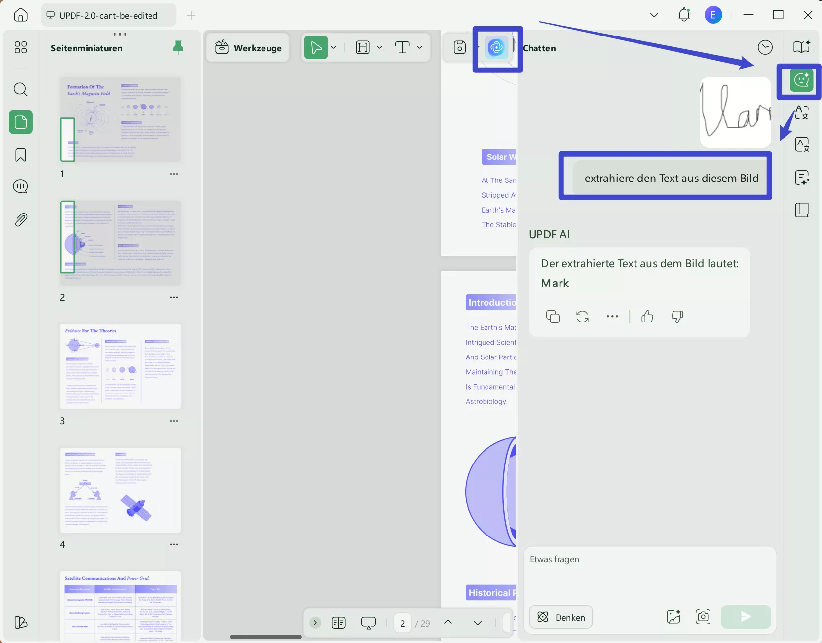 let AI recognize the handwritten text and extract it into editable format.
