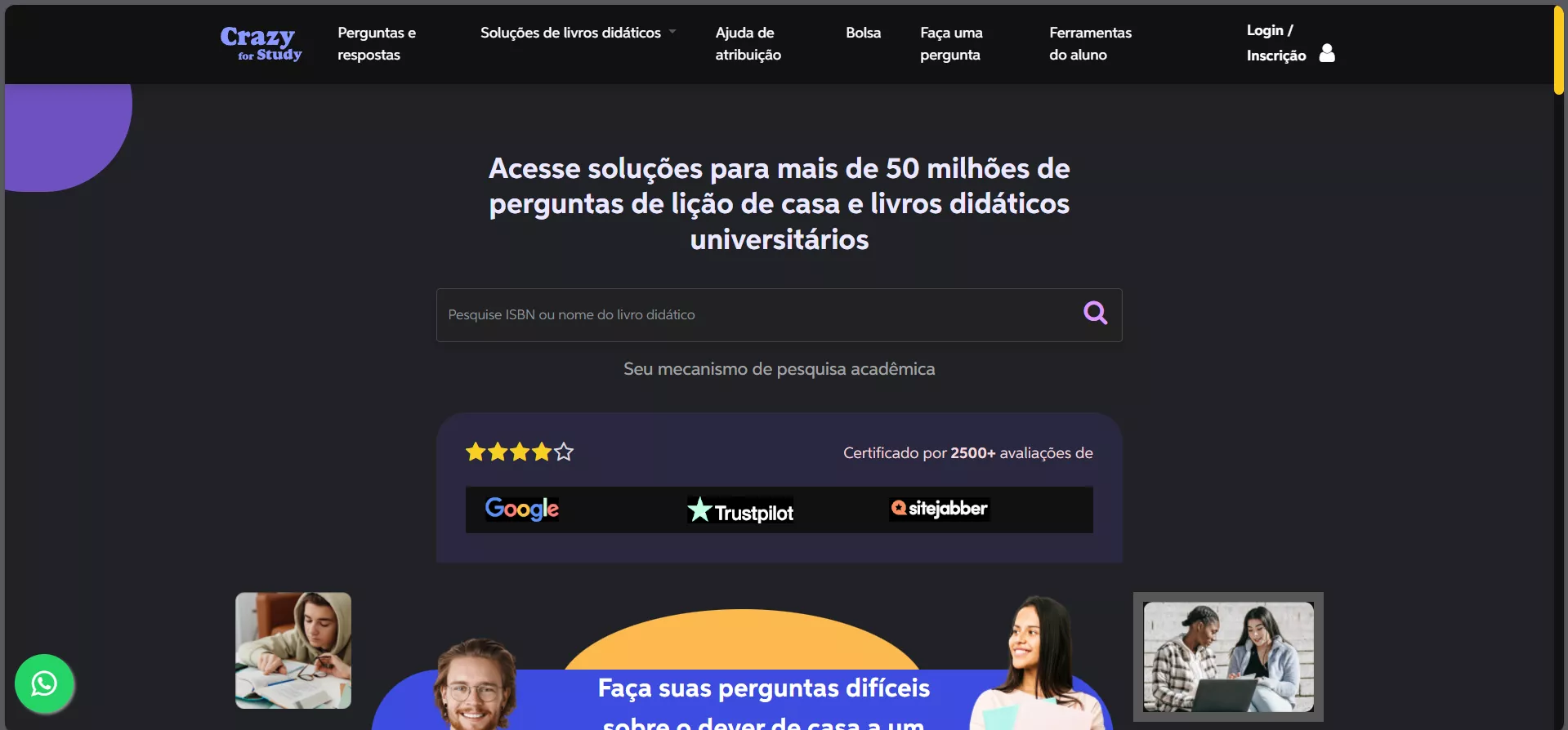 Alternativas ao Homeworkify