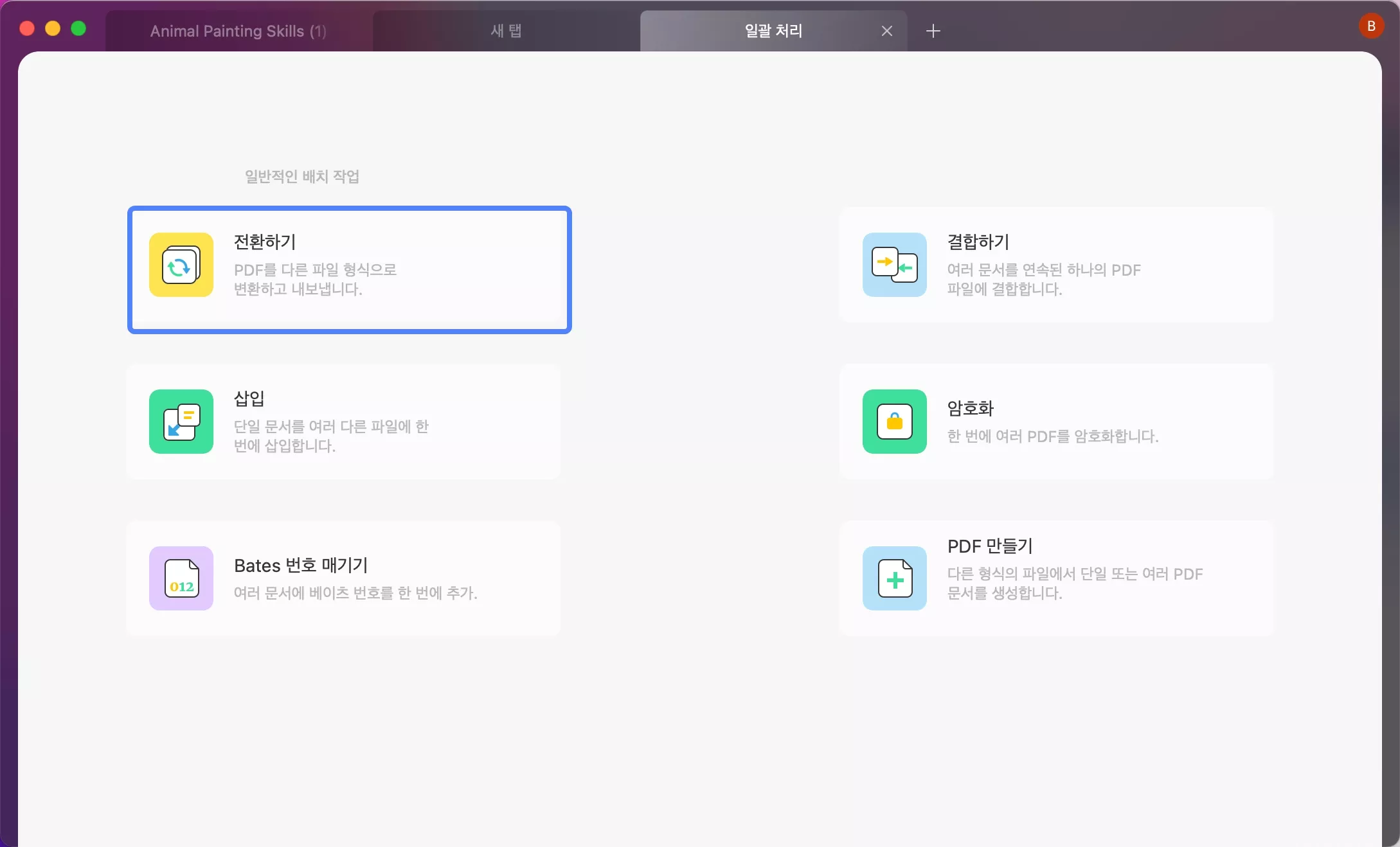일괄 PDF
