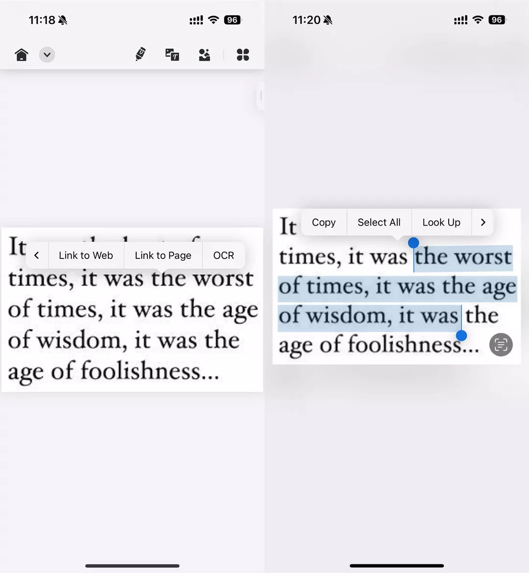 open editable file and extract text
